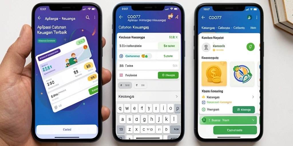 Tampilan antarmuka utama COO77 untuk Catatan Keuangan yang intuitif dan user-friendly.