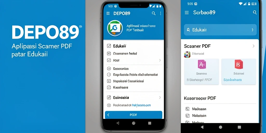Antarmuka DEPO89 yang intuitif untuk pemindaian PDF.