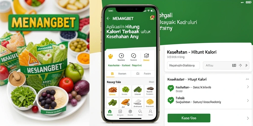 Antarmuka aplikasi Hitung Kalori MENANGBET yang user-friendly dan informatif.
